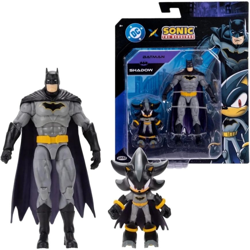 Набор фигурок Jakks Pacific Shadow x Batman Sonic the Hedgehog x DC Comics – 2