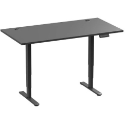 Adjustable Height Table Up Up Bjorn II Black, Top M Black