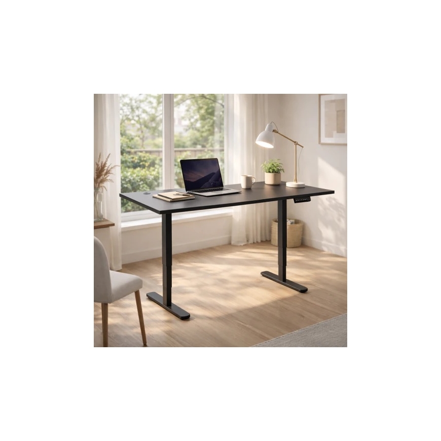 Reguleeritava kõrgusega laud Up Up Bjorn II Must, Pealne M Must – 2