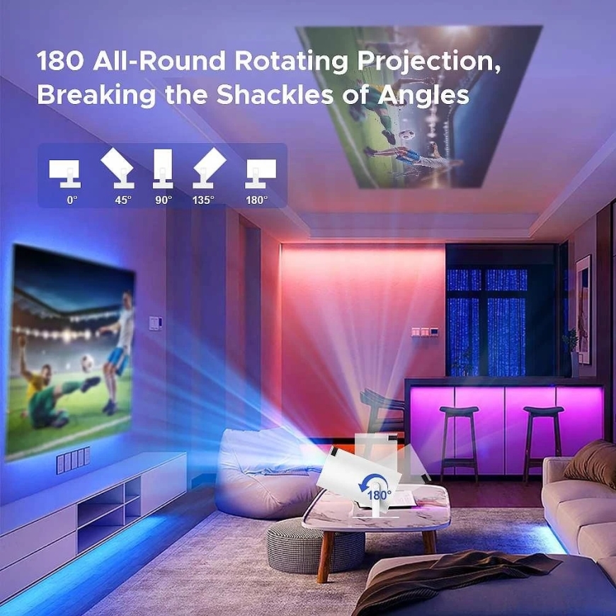 Reach projektors HY300 Pro+ balts – 3