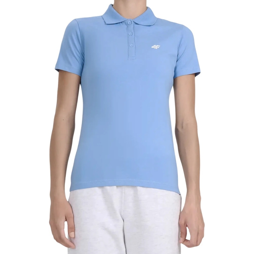 Naisten polo-paita 4F F0768 denim 4FWMM00TPTSF0768 32S (L)