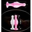 LOVETOY 4.5" Glass Romance Dildo Juodas LOVETOY 4.5" Glass Romance Dildo Juodas