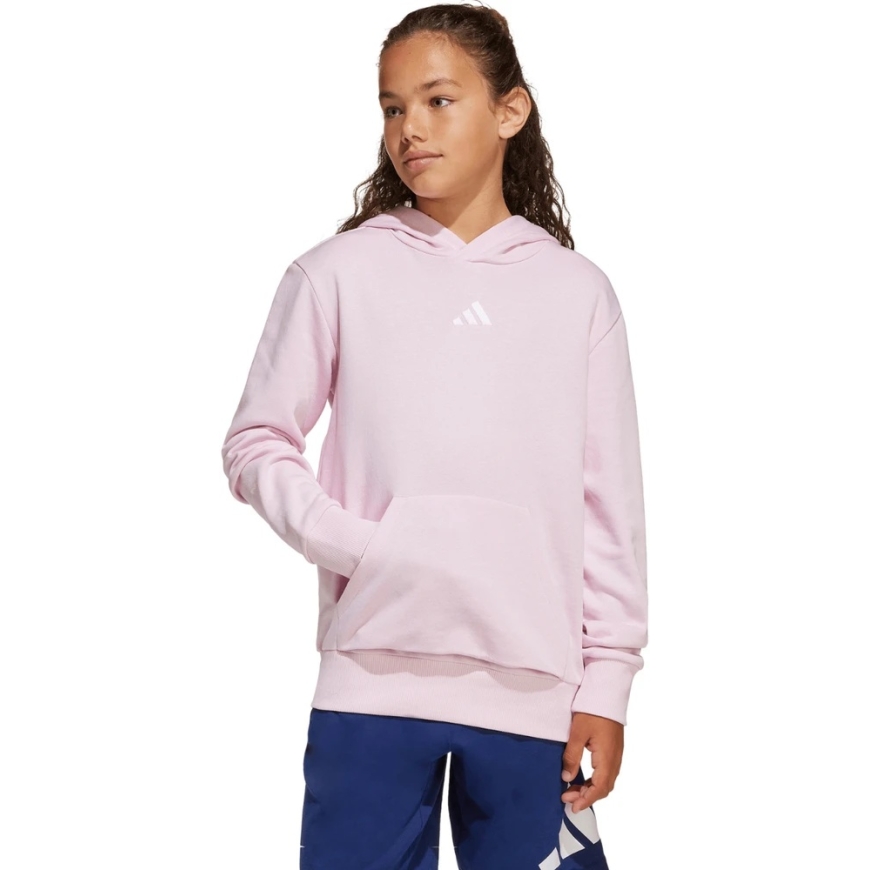 adidas Essentials Hoodie for kids pink JC9773 (140cm)