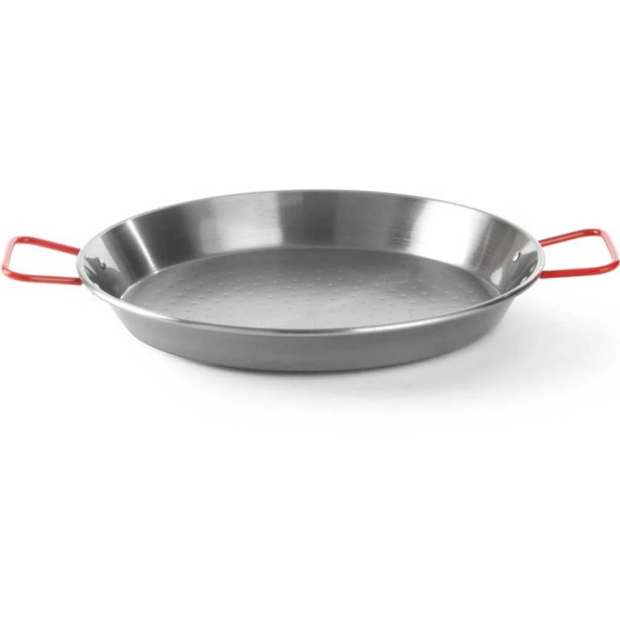 Hendi Round Stainless Steel Paella Pan with Handles, Diameter 380x120 mm