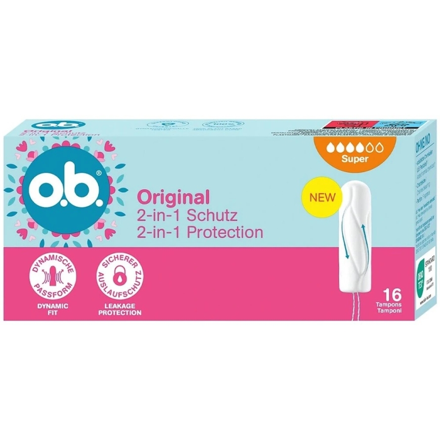 O.B. Original Super Tampons 16 pcs – 2