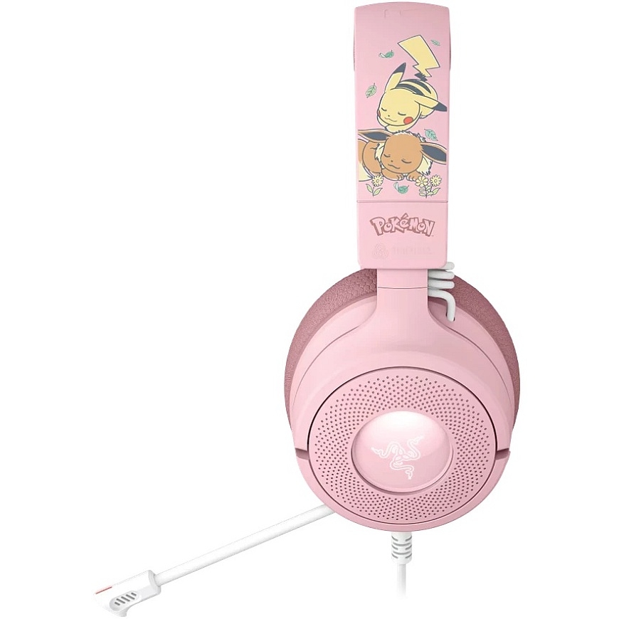 Razer Kraken V4 X Pokémon Edition Игровая гарнитура, USB-C, 40 мм – Пикачу/Эви – 5