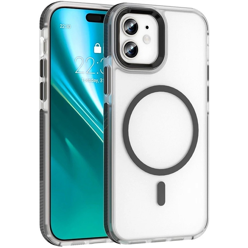 Etteri Icy Mag kaan iPhone 12 / 12 Pro 6,1” must – 3