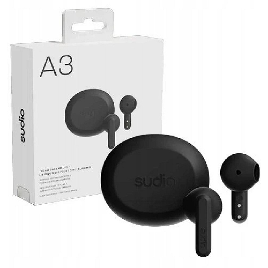 Sudio austiņas | A3 | Bluetooth | Iekausējamās | Mikrofons | Melns – 4