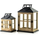 Mondex Since 1986 LEVI Komplekts 2 laternas 24x18x36/17x13x25cm Mondex Since 1986 LEVI Komplekts 2 laternas 24x18x36/17x13x25cm