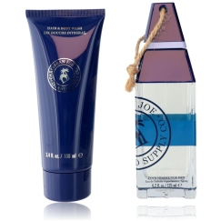 Caribbean Joe rinkinys: Island Supply Sapphire Sands tualetinis vanduo vyrams, 125 ml + Island Supply Sapphire Sands dušo želė i