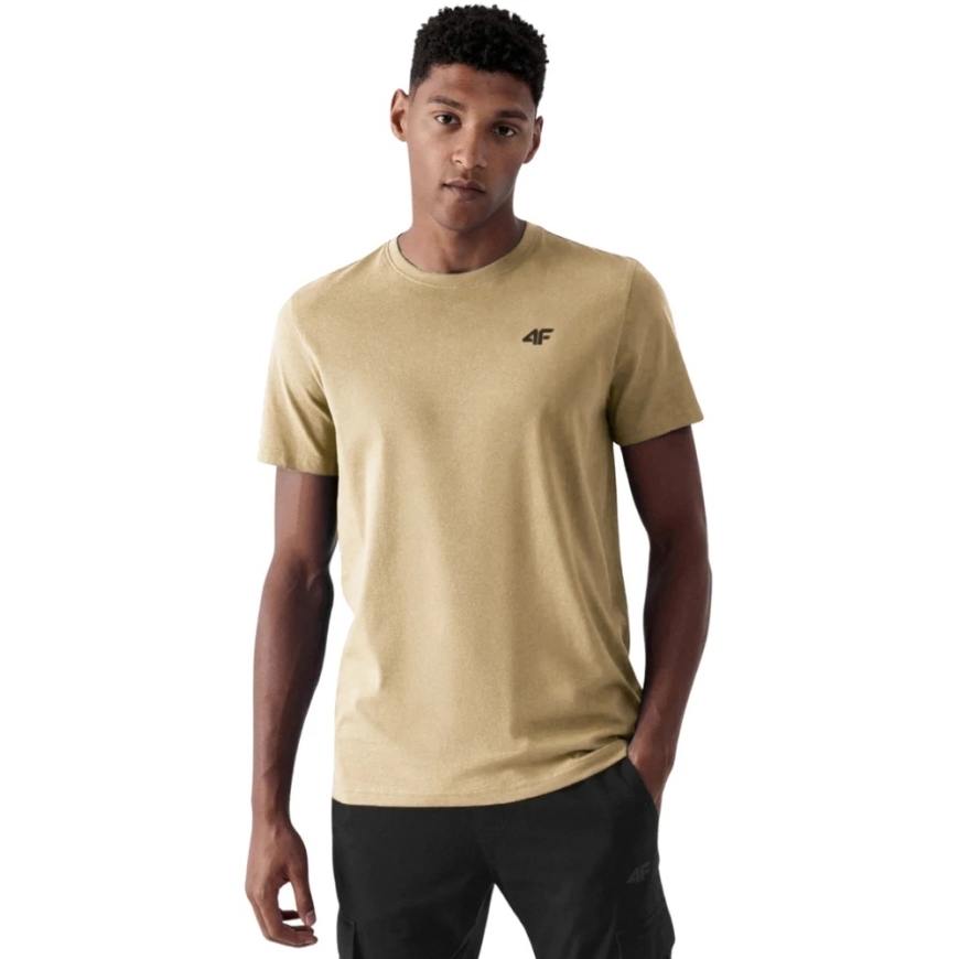 Meeste T-särk 4F M4484 liivavärv 4FWSS26TTSHM4484 83S (M)