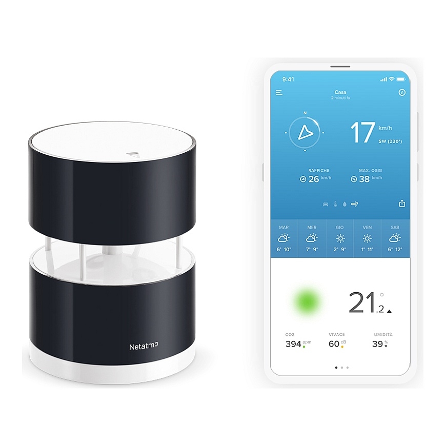 Netatmo Wind Gauge датчик окружающей среды для умного дома Беспроводной – 3