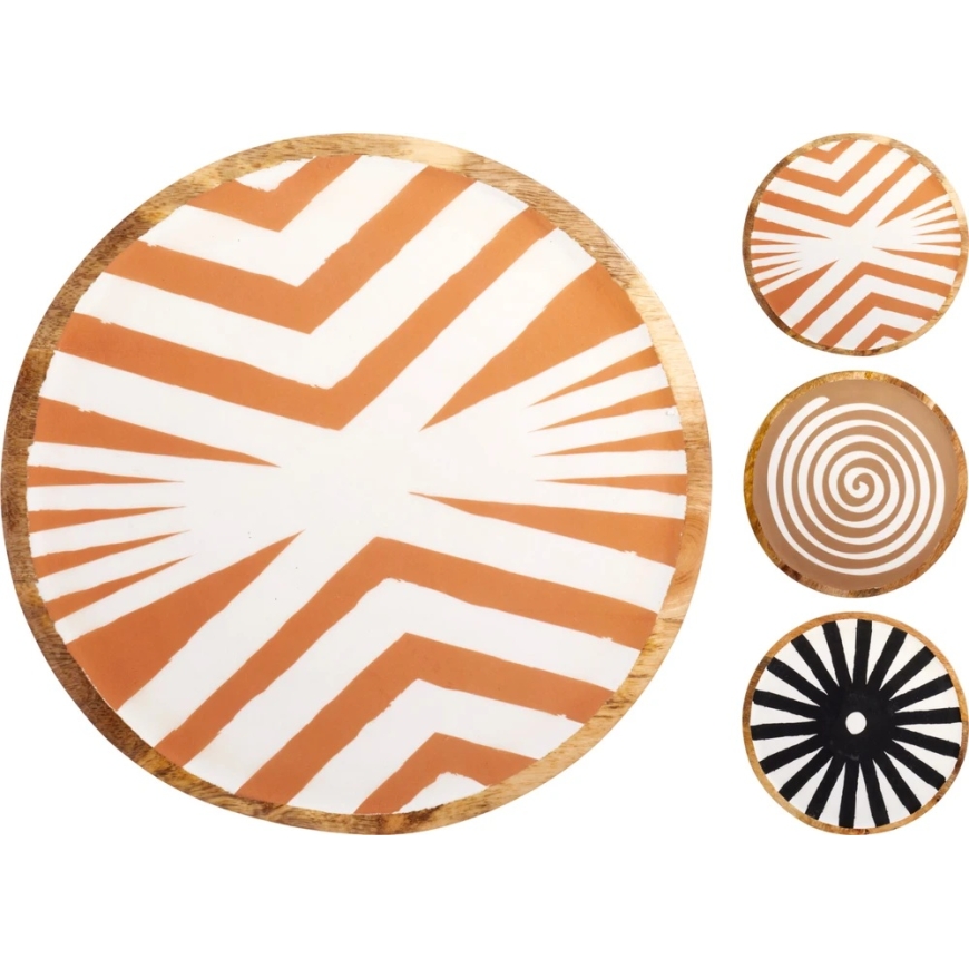 Mondex PLATE 3 DESIGN TYPES 30CM