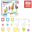 PICASSO TILES Magnetic Constructor Marble Run 60 pcs., PTMG60