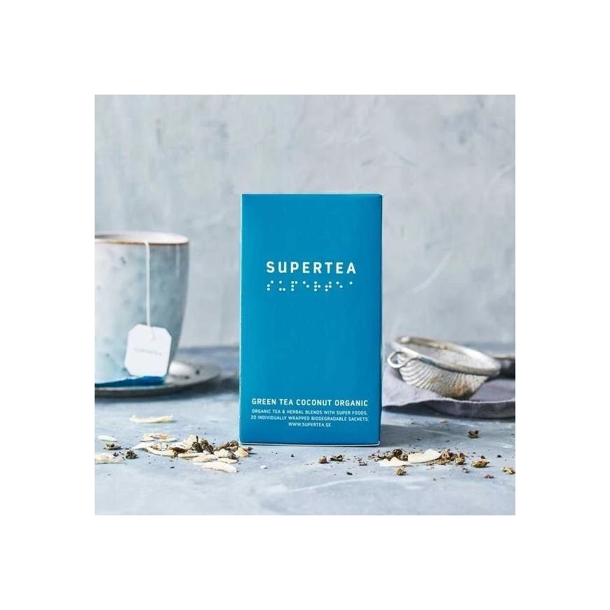 Teministeriet - Supertea Žalias Tea Coconut Organic - BIO 20 Tea Bags – 4