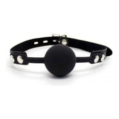 Toyz4Lovers Gag Ball Gag + Block (mustan)