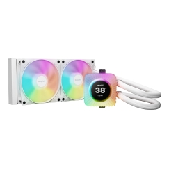 be quiet! LIGHT LOOP IO LCD | 240mm Procesors Universāls šķidruma dzesētājs 12 cm Balts 1 pcs