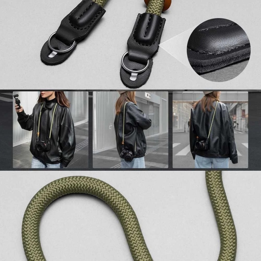 Ремешок для камеры - K&F Concept KF13.196V1 Urban Wander Зеленый – 4