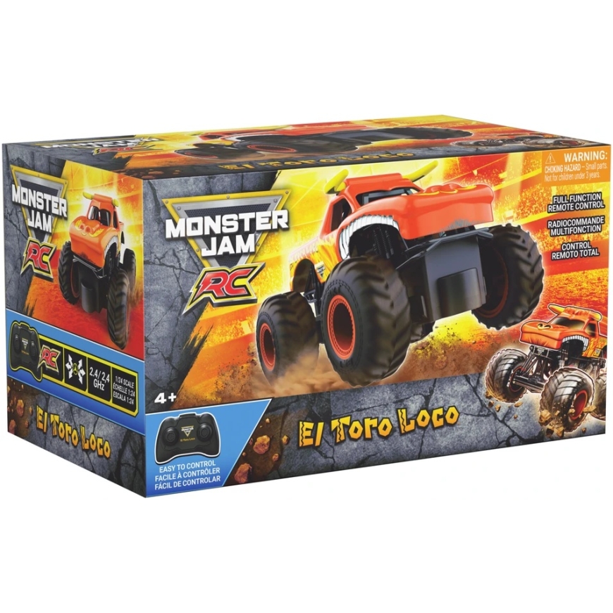 MONSTER JAM RC 1:24 kravas auto El Toro Loco, 6076631