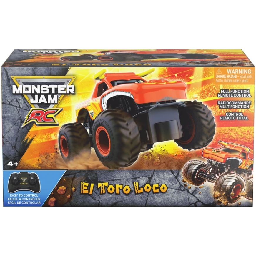 MONSTER JAM RC 1:24 kuorma-auto El Toro Loco, 6076631 – 2