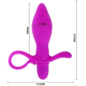 Pretty Love Flirtation „Pretty Love“ universalus vibruojantis analinis vaginalinis kamštis, 13 cm Pretty Love Flirtation „Pretty Love“ universalus vibruojantis analinis vaginalinis kamštis, 13 cm