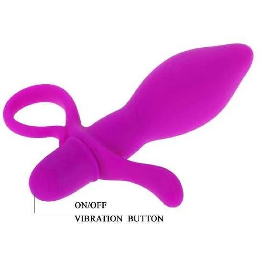 Pretty Love Flirtation "Pretty Love" универсальная вибрирующая анальная влагалищная пробка, 13 см – 3