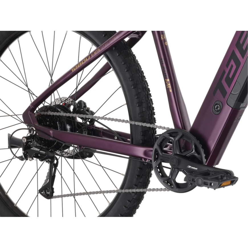 Tabou Blade UP ECO 29 Electric Bike Black-Purple-18" (Size: 18") – 4