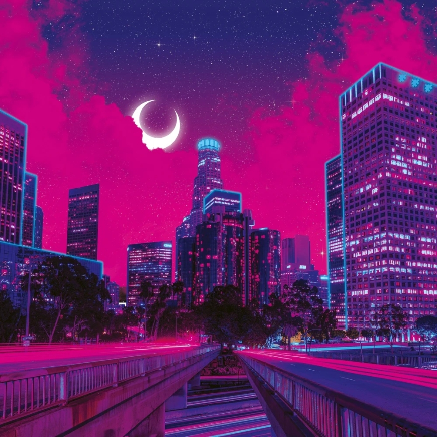 Ravensburger Pusle 500 tk - Neon pusle: Los Angeles – 2