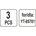Toya Sa Poland YATO SYNTHETIC MACHINE 3 pcs. FOR YT-85701