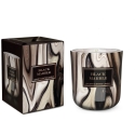 Mondex Aromātiskā svece stiklā "Melnais MARMORS" 150 g Mondex Aromātiskā svece stiklā "Melnais MARMORS" 150 g