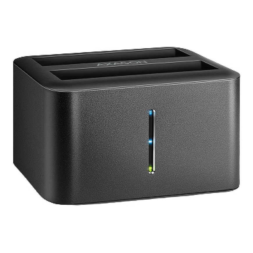 Axagon ADSA-D25 HDD/SSD dokkimisjaam USB 3.2 Gen 1 (3.1 Gen 1) Type micro-B Must – 2