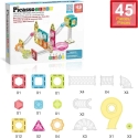 PICASSO TILES Magnetinis konstruktorius Marble Run 45 det., PTMG45 PICASSO TILES Magnetinis konstruktorius Marble Run 45 det., PTMG45