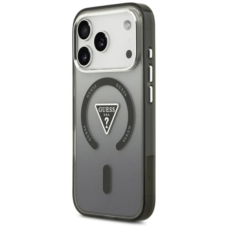 Guess IML Gradient Triangle Logo MagSafe kate iPhone 18 Pro Max / 17 Pro Max musta – 2