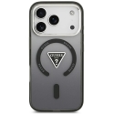 Guess IML Gradient Triangle Logo MagSafe -kotelo iPhone 18 Pro Max / 17 Pro Max musta