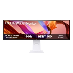 LG 49U950A-W monitori 124,5 cm (49") 5120 x 1440 pikseļi Dual QHD LED Melns, Balts