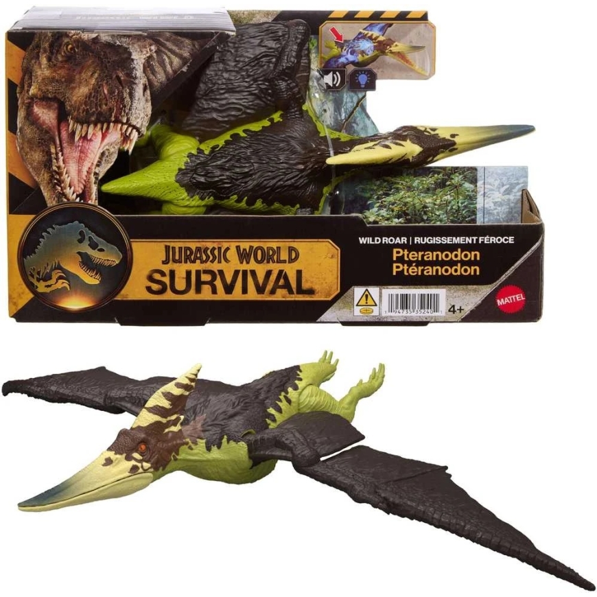 Mattel Interaktyvi dinozaurų figūrėlė Jurassic World Survival Pteranodon 30 cm – 2