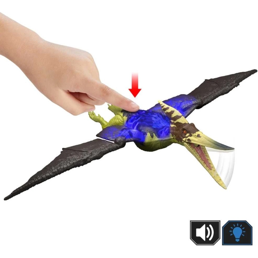 Mattel Interaktīva dinozauru figūra Jurassic World Survival Pteranodon 30 cm – 5