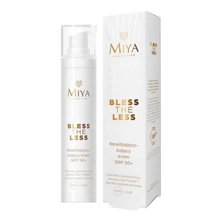 Miya Cosmetics Bless The Less niisutav rahustav kreem SPF50+ 50 ml