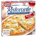 Šaldyta pica RISTORANTE Quattro Formaggi, 340g Šaldyta pica RISTORANTE Quattro Formaggi, 340g