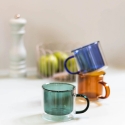 ONA Mug Liv Gray, borosilicate glass, 270 ml, D 8.5 cm, H 7.8 cm, 2 pcs.