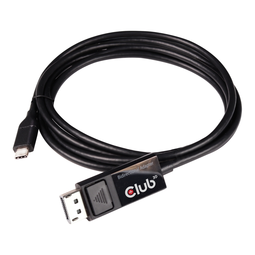 CLUB3D CAC-1557 vaizdo kabelio adapteris 1,8 m C tipo USB DisplayPort Juoda – 3