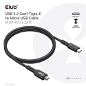 CLUB3D USB 3.2 Gen1 Type-C to Micro USB Cable M/M 1m /3.28ft CLUB3D USB 3.2 Gen1 Type-C to Micro USB Cable M/M 1m /3.28ft