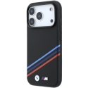 BMW M Quadrille -kuori Kevlar-kuviolla, kolmivärisillä raidoilla ja metallilogolla, MagSafe, yhteensopiva iPhone 18 Pro Max / 17