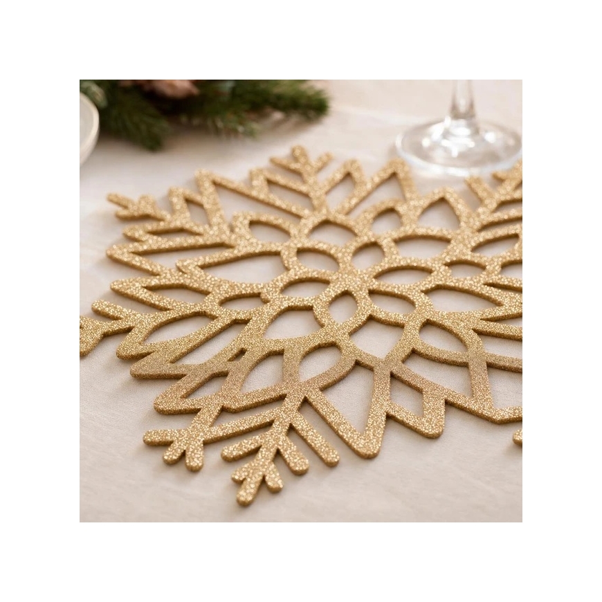 Fééric Lights un Ziemassvētku Fééric Lights vai Spīdīgs galda paliktnis SNOWFLAKE – 3