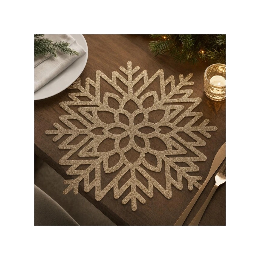 Fééric Lights and Christmas Fééric Lights or Shiny Table Mat SNOWFLAKE – 4