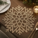 Fééric Lights ja Jõulude Fééric Lights või Läikiv lauamat SNOWFLAKE