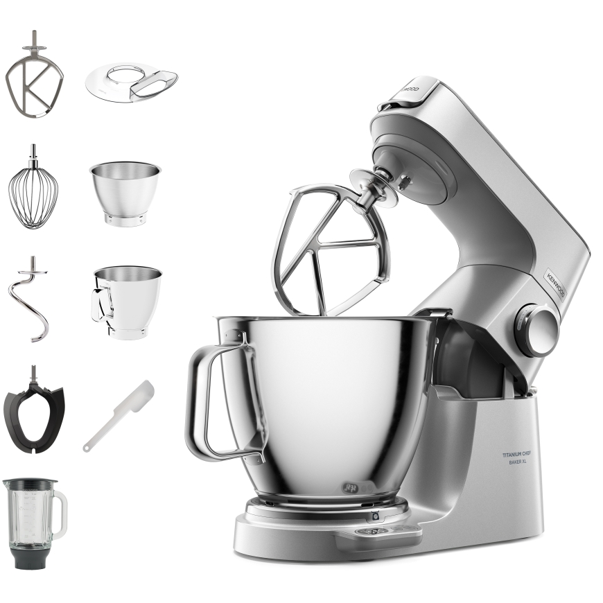 Kenwood Titanium Chef Baker XL köögikombain 1200 W 7 l Roostevaba teras