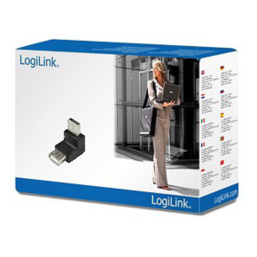 LogiLink USB 2.0 A/A USB 2.0-A Melns – 2