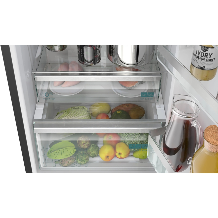 Siemens KG39NVXCG iQ300 ledusskapisistēma, melna tērauda – 4