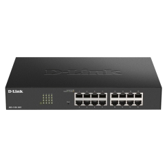 D-Link DGS-1100-16V2 võrgulüliti Juhitav L2 Gigabit Ethernet (10/100/1000) Must